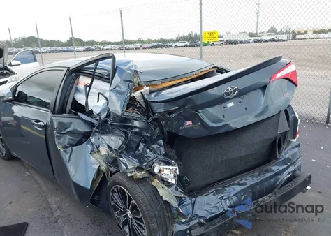 2015 Toyota Corolla S Plus из США, поврежденный, VIN 2T1BURHE7FC462068